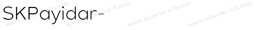 SKPayidar字体转换