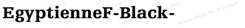 EgyptienneF-Black字体转换