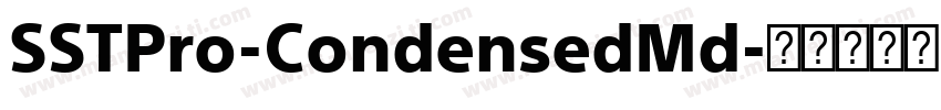 SSTPro-CondensedMd字体转换