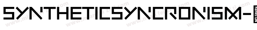 SYNTHETICSYNCRONISM字体转换