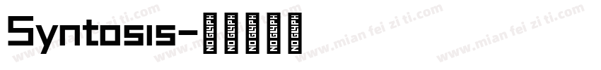 Syntosis字体转换