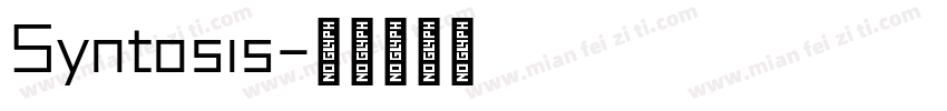 Syntosis字体转换