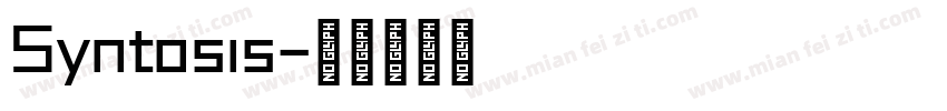 Syntosis字体转换