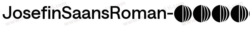 JosefinSaansRoman字体转换