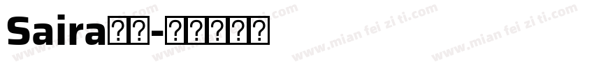 Saira字体字体转换