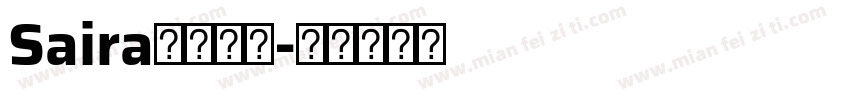 Saira字体下载字体转换