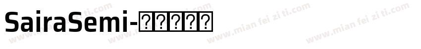 SairaSemi字体转换
