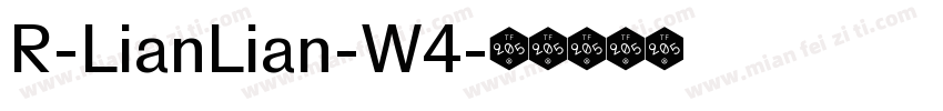 R-LianLian-W4字体转换