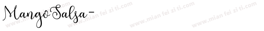 MangoSalsa字体转换