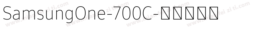 SamsungOne-700C字体转换
