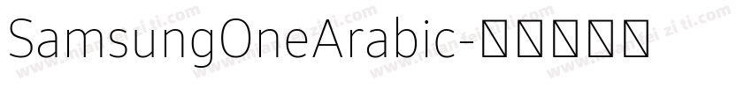 SamsungOneArabic字体转换