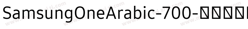 SamsungOneArabic-700字体转换