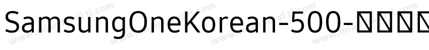 SamsungOneKorean-500字体转换
