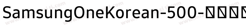 SamsungOneKorean-500字体转换