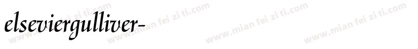 elseviergulliver字体转换