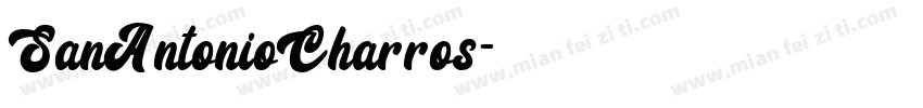 SanAntonioCharros字体转换