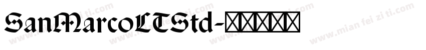 SanMarcoLTStd字体转换