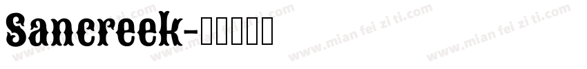 Sancreek字体转换