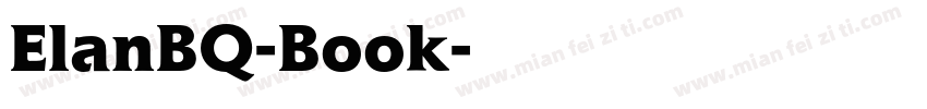 ElanBQ-Book字体转换