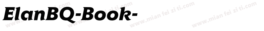ElanBQ-Book字体转换