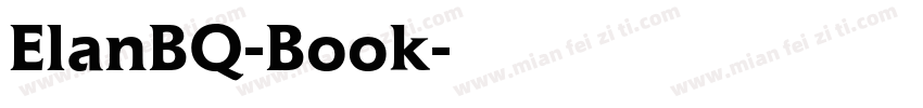 ElanBQ-Book字体转换