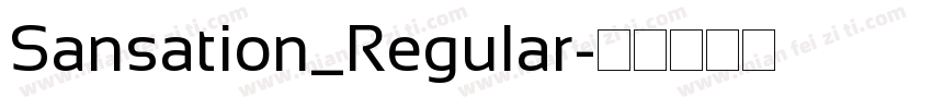 Sansation_Regular字体转换