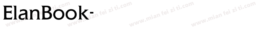 ElanBook字体转换