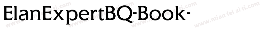 ElanExpertBQ-Book字体转换