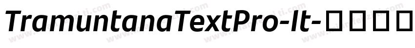 TramuntanaTextPro-It字体转换