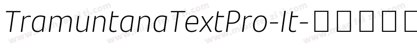 TramuntanaTextPro-It字体转换