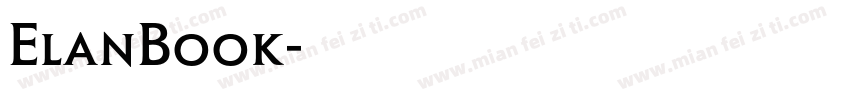 ElanBook字体转换