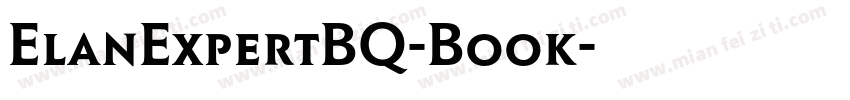 ElanExpertBQ-Book字体转换