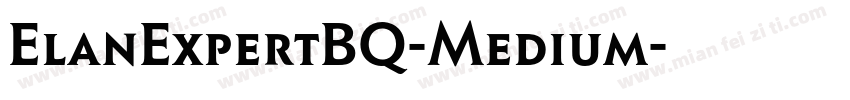 ElanExpertBQ-Medium字体转换