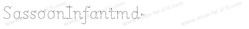 SassoonInfantmd字体转换