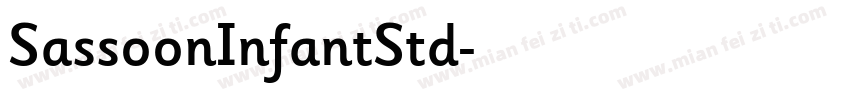 SassoonInfantStd字体转换