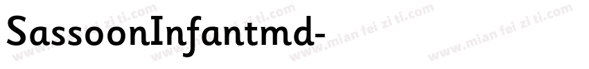 SassoonInfantmd字体转换