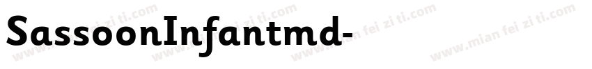 SassoonInfantmd字体转换