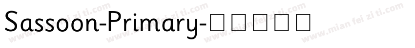 Sassoon-Primary字体转换