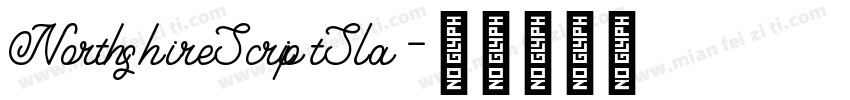 NorthshireScriptSla字体转换