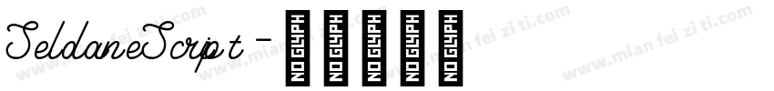 SeldaneScript字体转换