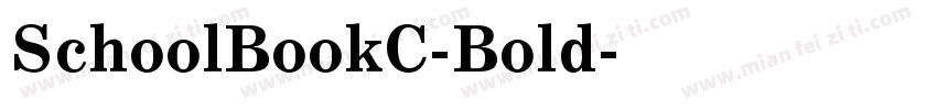 SchoolBookC-Bold字体转换