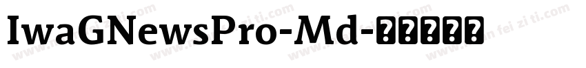 IwaGNewsPro-Md字体转换