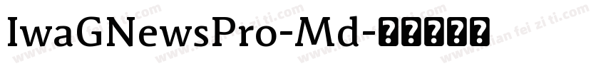 IwaGNewsPro-Md字体转换