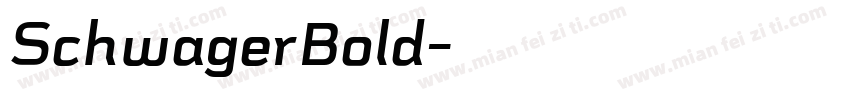 SchwagerBold字体转换