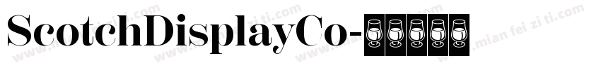 ScotchDisplayCo字体转换