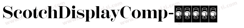 ScotchDisplayComp字体转换