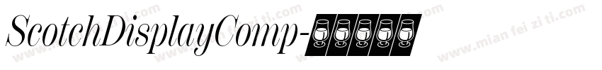 ScotchDisplayComp字体转换