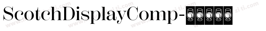 ScotchDisplayComp字体转换