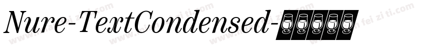 Nure-TextCondensed字体转换