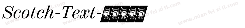 Scotch-Text字体转换